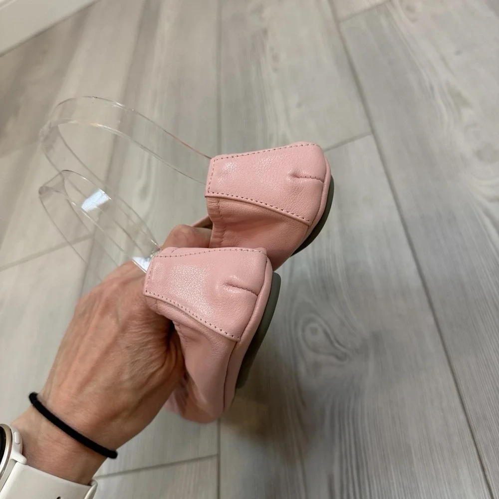 NEW The Storehouse Flats Womens 6 Foldable Leather Ballet Shoes Ballet Pink